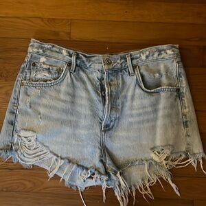 Agolde denim shorts